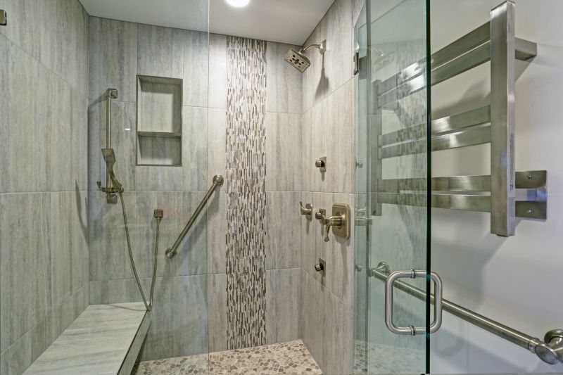 Minimalist Shower with Matte Fixtures